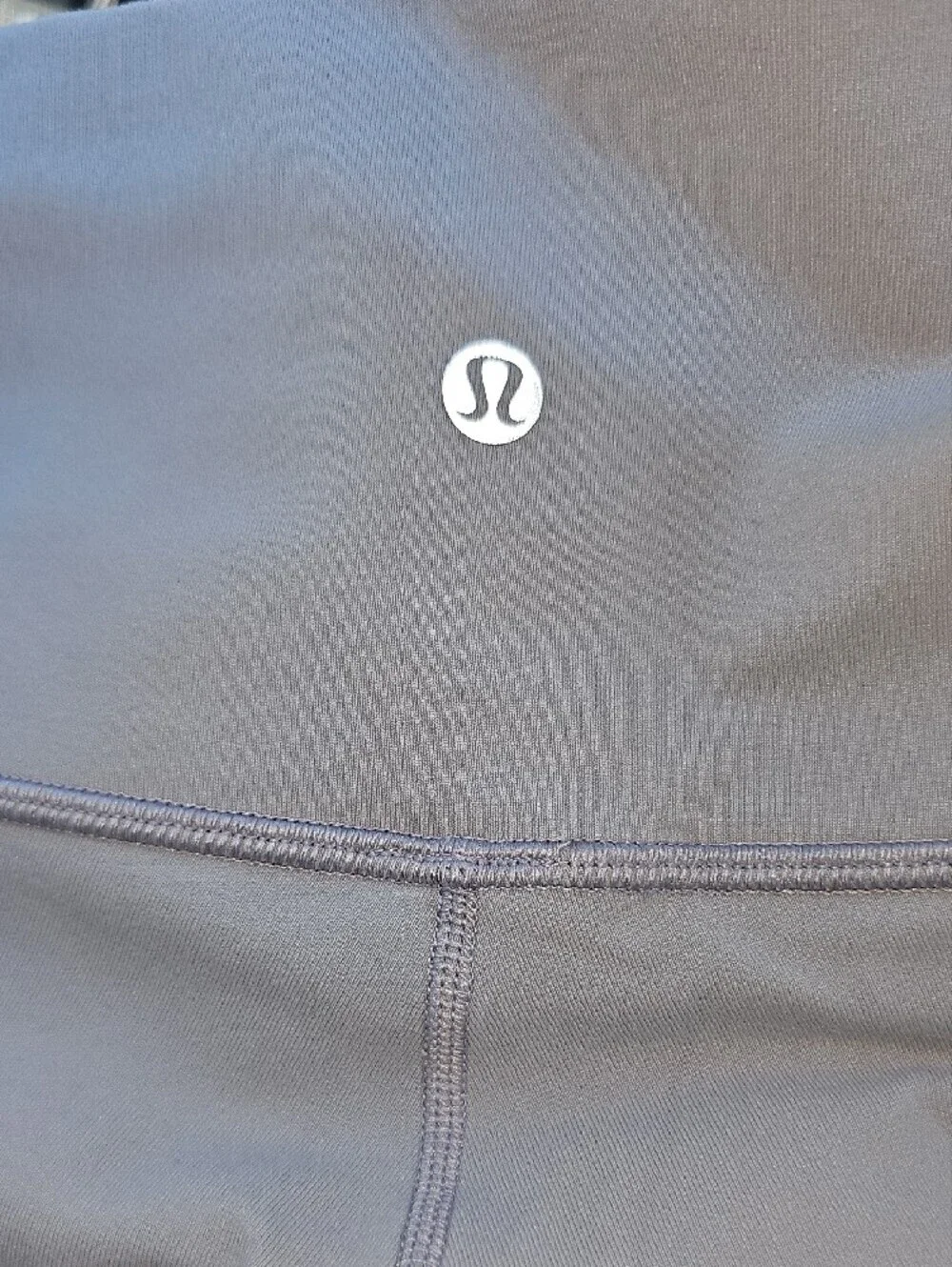 lululemon athletica Light Gray High-Rise Mesh Panel Leggings (#114)